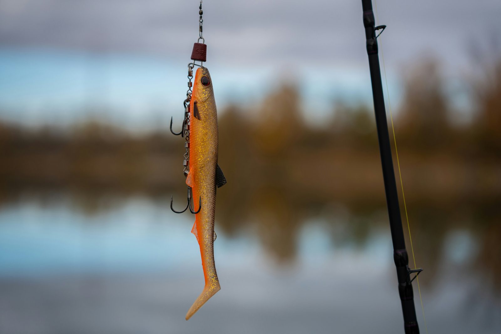 Softbait som imiterer mort